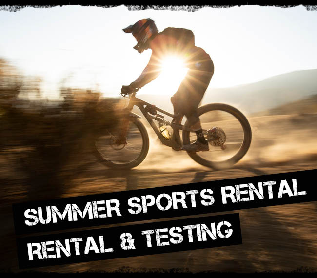 Summer sports rental rental & testing