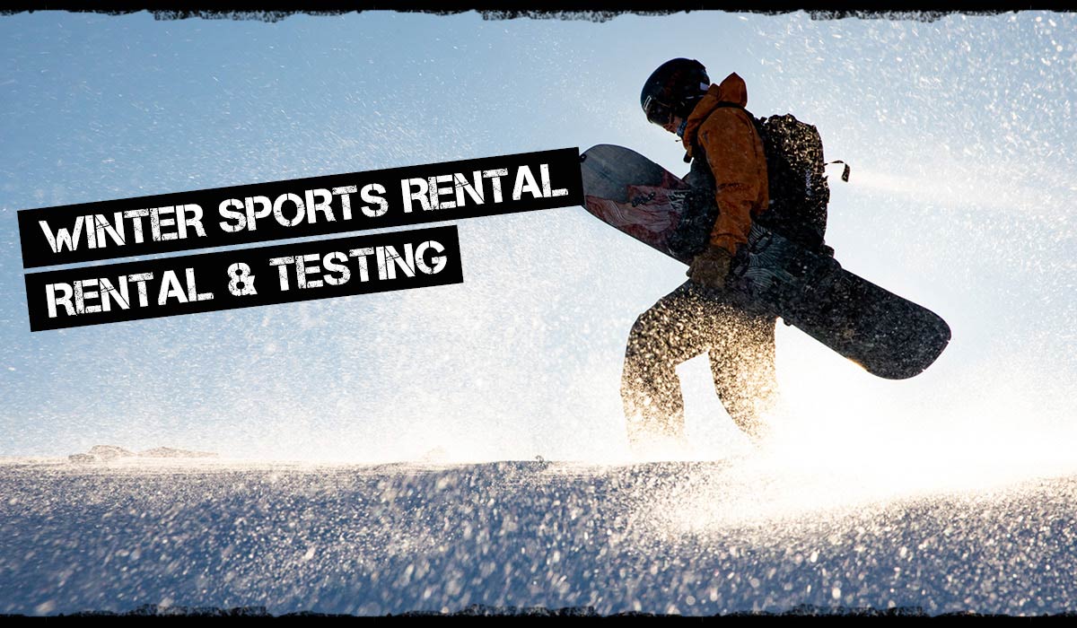 Winter sports rental rental and testing